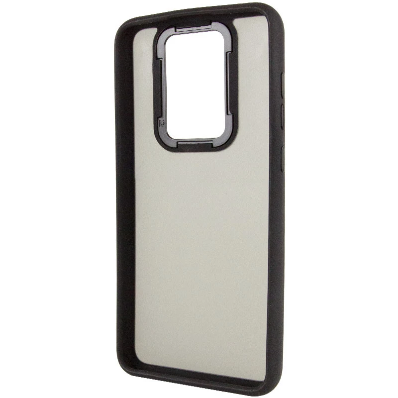 Чехол TPU+PC Lyon Frosted на Xiaomi Redmi Note 9 / Redmi 10X – Black. Фото 4 из 7