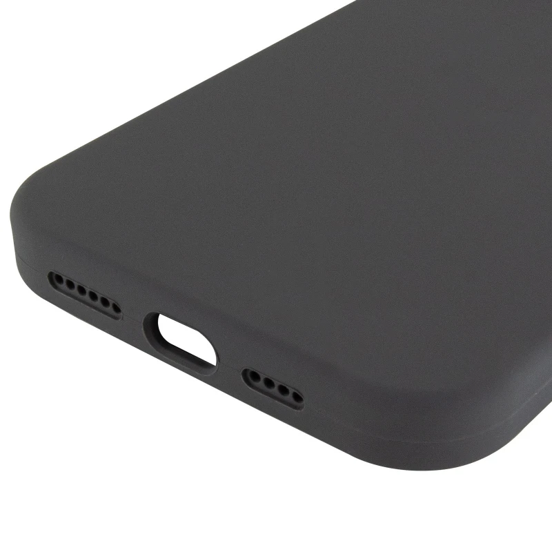 Чохол з закритим низом Silicone Case на Apple iPhone 16 Pro – Сірий / Dark Gray. Фото 16 з 20