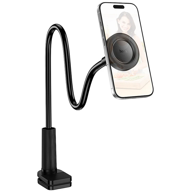 Держатель настольный Hoco HD13 Mountain magnetic – Black. Фото 2 из 6