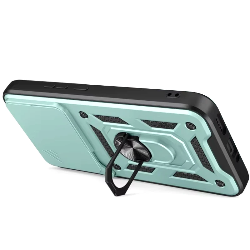 Удароміцний чохол Ummi Camshield Serge Ring (in box) для Xiaomi 15T – Зелений / Green. Фото 2 з 2