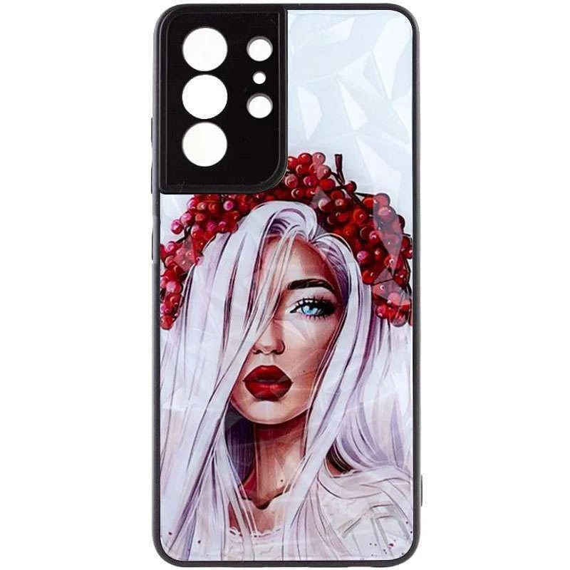 

Стеклянный чехол Prisma Ladies на Samsung Galaxy S22 Ultra (Ukrainian Girl)