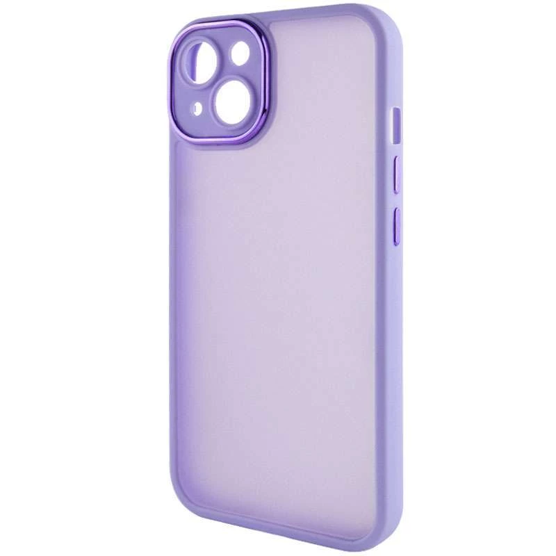 TPU+PC чохол Accent на Apple iPhone 14 (6.1") – White / Purple. Фото 3 з 6