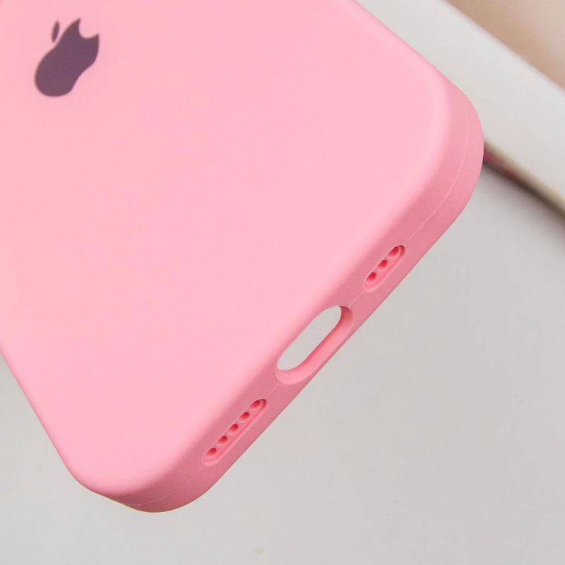 Чохол Silicone Case з закритим низом на Apple iPhone 14 Pro (6.1") – Рожевий / Light pink. Фото 5 з 6