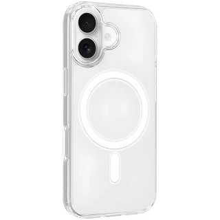 Прозорий TPU чохол з MagSafe на Apple iPhone 16 Plus фото 1 Прозорий TPU чохол з MagSafe на Apple iPhone 16 Plus фото 1 з 2