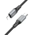 Дата кабель Hoco X86 Spear Type-C to Lightning 20W (1m) – Black. Фото 2 з 4