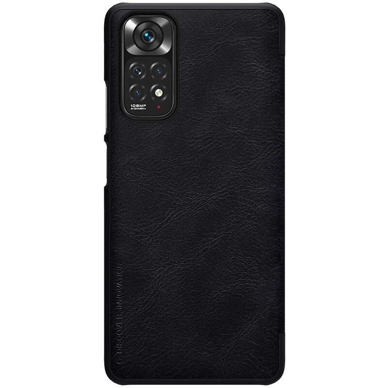 Чохол-книжка Nillkin Qin на Xiaomi Redmi Note 11 (Global) / Note 11S – Чорний. Фото 2 з 5