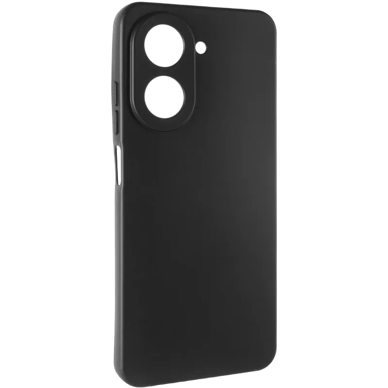 Чёрный силиконовый чехол Epik с защитой камеры для Infinix Hot 70 – Черный. Фото 1 из 2