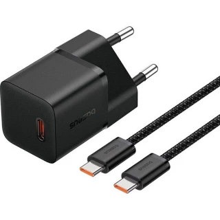 СЗУ Baseus GaN5 Fast Charger (mini) 1C 20W + Type-C to Type-C (P10110900113) фото 1 СЗУ Baseus GaN5 Fast Charger (mini) 1C 20W + Type-C to Type-C (P10110900113) фото 1 из 1