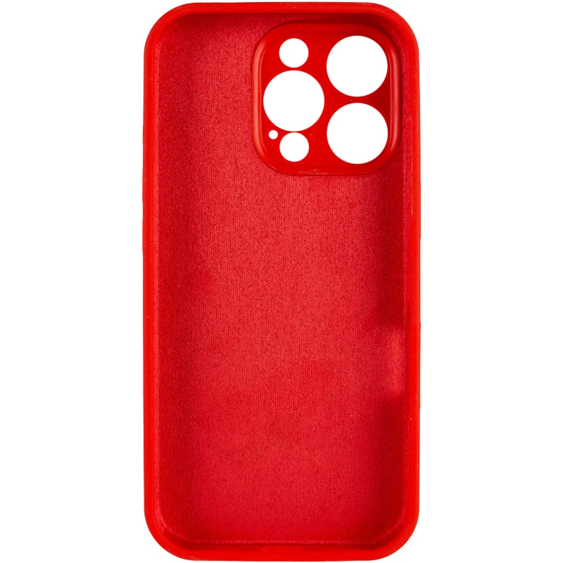 Чохол Silicone Case з захистом камери на Apple iPhone 14 Pro (6.1") – Червоний / Red. Фото 6 з 9