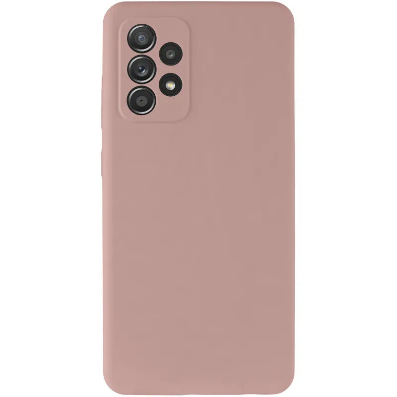Чехол Silicone Case Lakshmi Premium з закритою камерою на Samsung Galaxy A52 4G / A52 5G – Розовый / Pink Sand. Фото 18 из 20