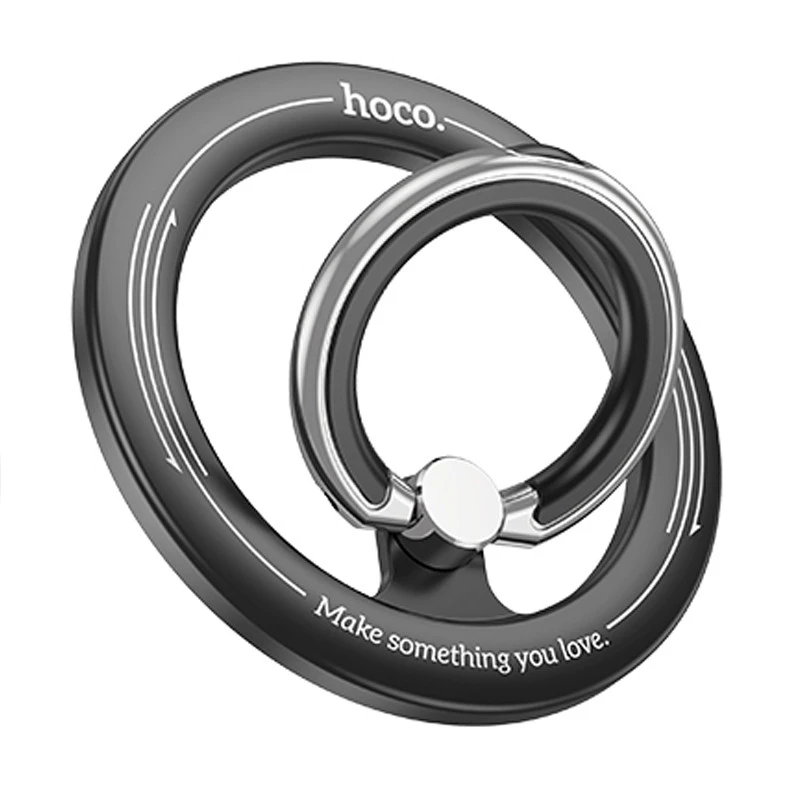 Магнітний тримач для телефону Hoco GH1 Gentle – Black. Фото 1 з 6