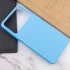 Кольоровий силіконовий чохол на Xiaomi Poco X4 Pro 5G – Блакитний. Фото 7 з 7