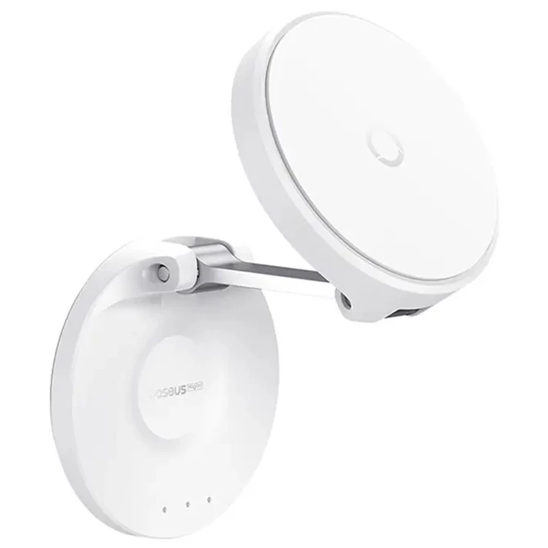 Держатель для телефона Baseus MagPro Magnetic Foldable Phone Mount (B10564101) – White. Фото 1 из 5