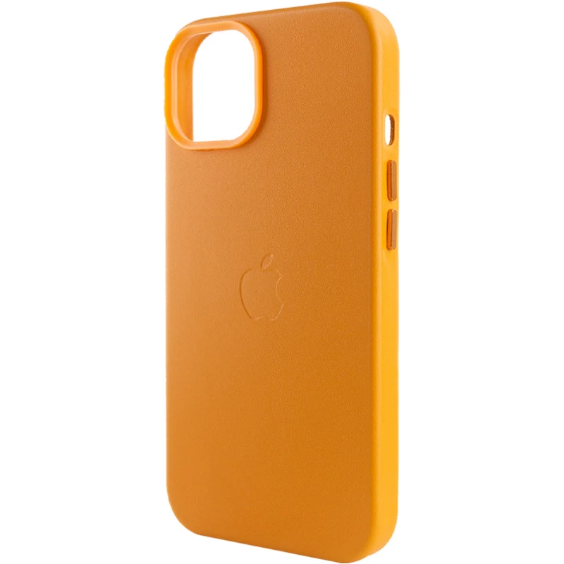 Шкіряний чохол Silicone Case Soft з MagSafe на Apple iPhone 14 (6.1") – Golden Brown. Фото 7 з 8
