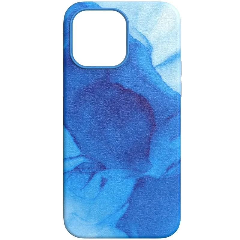 

Кожаный чехол Figura с MagSafe для Apple iPhone 12 (Blue)