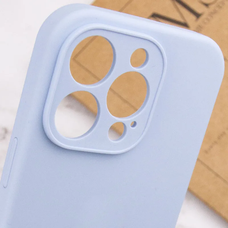Чехол Silk Full Protective (AA) NO LOGO для Apple iPhone 16 Pro Max – Голубой / Lilac Blue. Фото 19 из 19