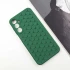 Силиконовый чехол сотами для Samsung Galaxy A25 5G – Зеленый / Cyprus Green. Фото 4 из 7