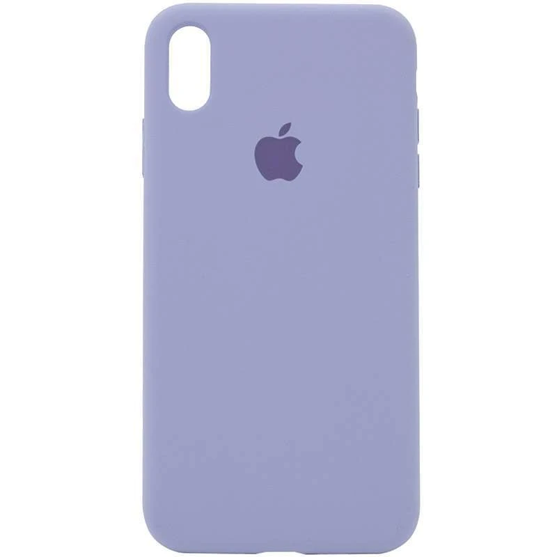 

Чехол Silicone Case с закрытым низом для Apple iPhone XS Max (6.5") (Серый / Lavender Gray), Сірий / lavender gray