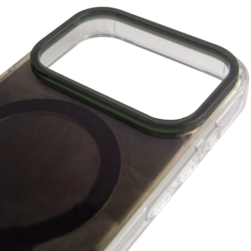 Силіконовий чохол Shiny Mountain (MagFit) для Apple iPhone 17 Pro Max (6.9") – Black. Фото 7 з 8