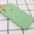 Чохол Silicone Case Square з захистом камери на Apple iPhone XS (5.8") – М'ятний / Mint. Фото 2 з 3