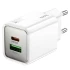 МЗП Hoco N46 Glorious PD20W+QC3.0 (1USB-A/1C) – White. Фото 2 з 4