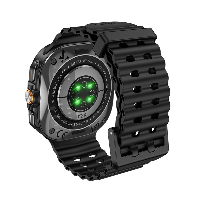 Смарт-годинник Hoco Smart Watch Y29 Smart sports watch (call version) – Black. Фото 3 з 5