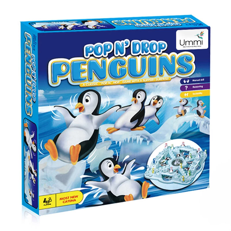 Настільна інтерактивна гра Ummi 707-36 Pop N Drop Penguins Game – Blue. Фото 6 з 6