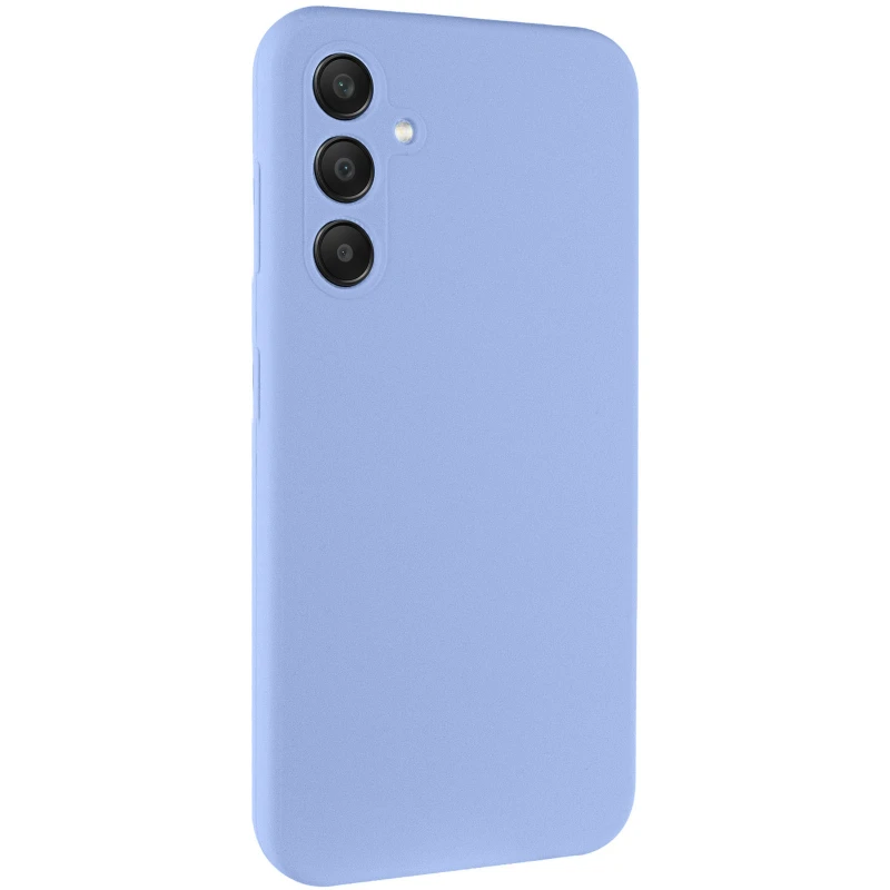 Цветной силиконовый чехол GETMAN с закрытой камерой на Samsung Galaxy S26 – Сиреневый / Light purple. Фото 2 из 2