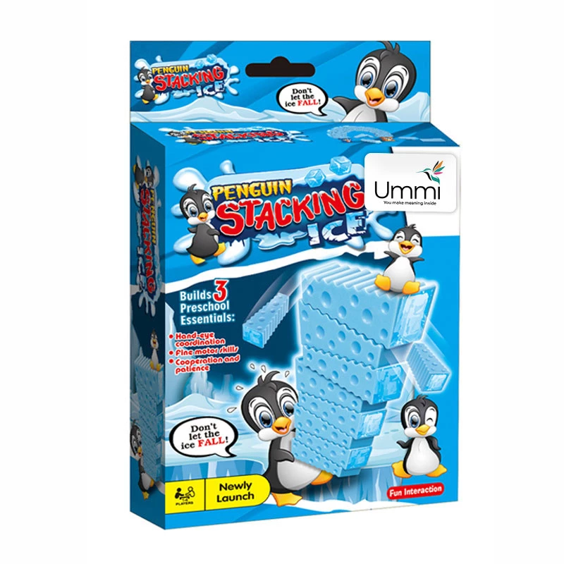 Настільна інтерактивна гра Ummi 707-B18 Penguin Ice-stacking Game – Blue. Фото 6 з 6