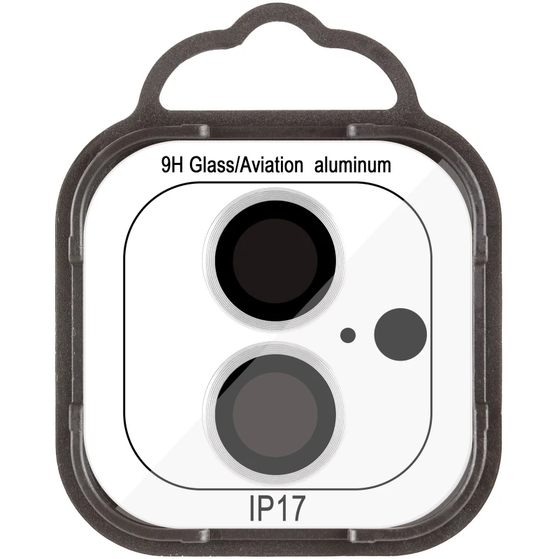 Металлическое защитное стекло на камеру для Apple iPhone 17 (6.3") – Серебряный / Silver. Фото 4 из 12