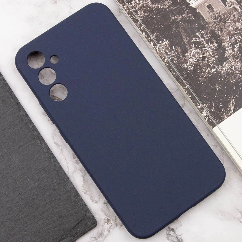 Чохол Silicone Case Lakshmi Premium з закритою камерою на Samsung Galaxy A05s – Темно-синій / Midnight blue. Фото 9 з 13