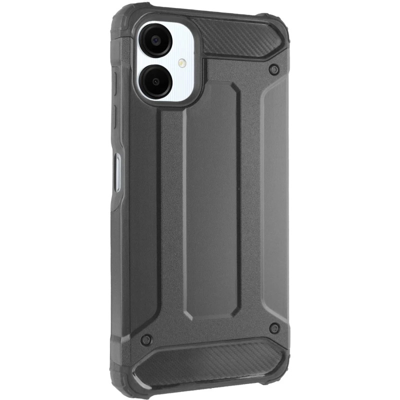 Протиударний чохол з посиленими кутами Immortal на Samsung Galaxy A07 – Чорний. Фото 1 з 8