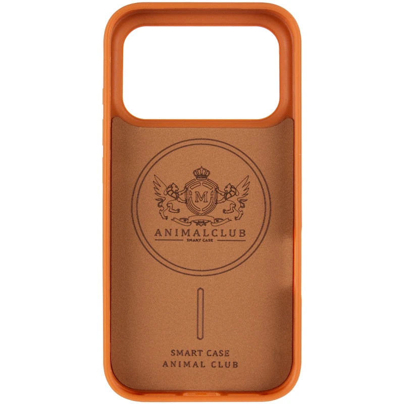 TPU+PC чохол Animal Club для Apple iPhone 17 Pro (6.3") – Chocolate Brown. Фото 4 з 6