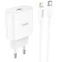 МЗП Hoco C94A Metro PD20W (1USB-C) + кабель Type-C to Lightning фото 1 з 1