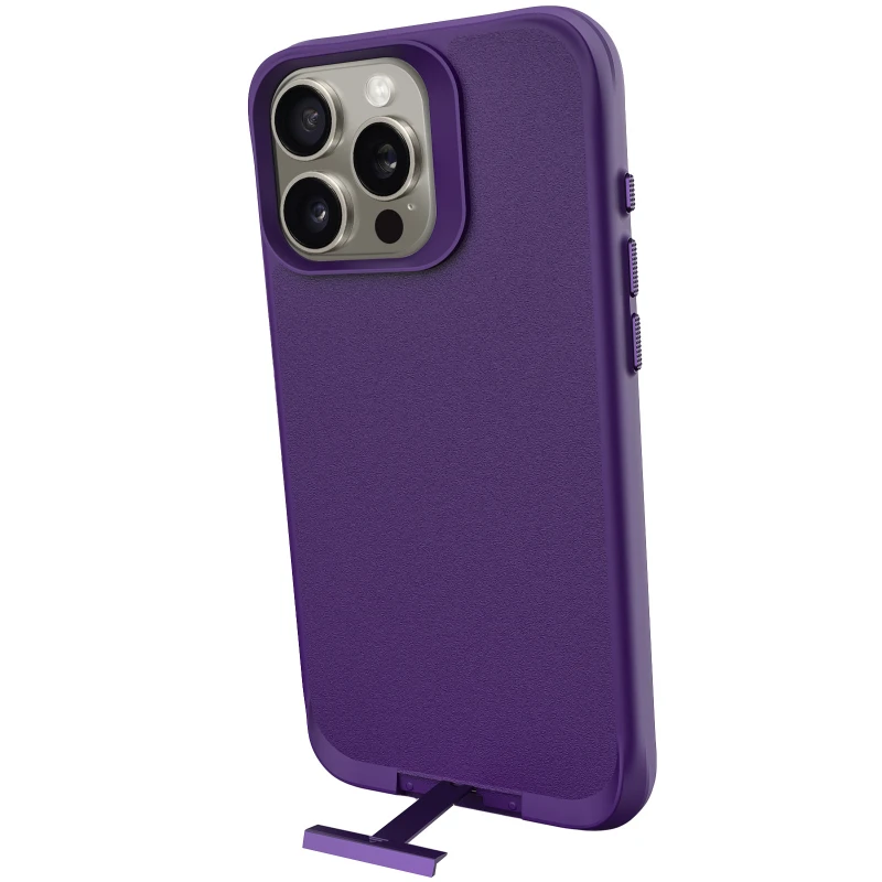 TPU+PC чехол Space Taurustar Magsafe with kickstand для Apple iPhone 16 Pro Max – Deep Blue. Фото 5 из 5