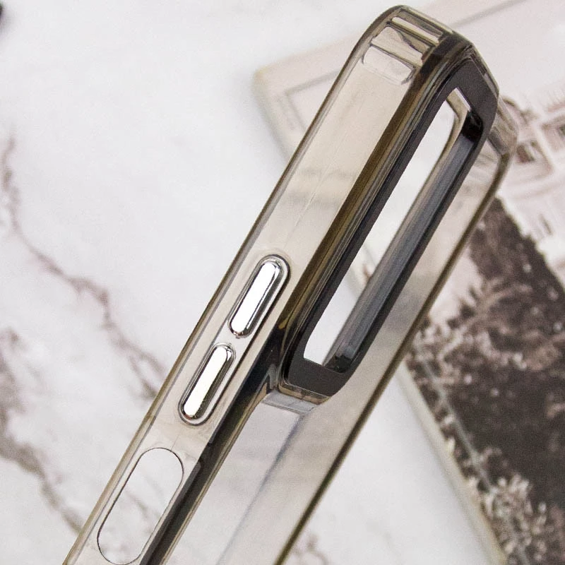 Цветной чехол TPU+PC на Xiaomi Redmi 12 – Gray. Фото 5 из 6