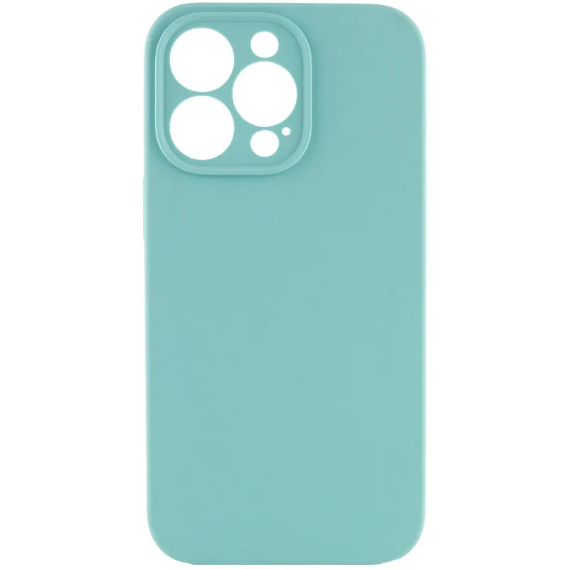 Чехол Silk Full Protective (AA) NO LOGO для Apple iPhone 16 Pro Max – Бирюзовый / Marine Green. Фото 3 из 14