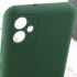Кольоровий силіконовий чохол GETMAN із закритою камерою для Samsung Galaxy A06 – Зелений / Dark green. Фото 7 з 10