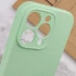 Чохол Silk Full Camera Protective (AA) NO LOGO для Apple iPhone 17 Pro Max (6.9") – Зелений / Pistachio. Фото 4 з 4