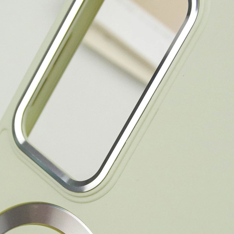 TPU чехол Bonbon с металлическими кнопками та MagSafe на Samsung Galaxy S24 Ultra – Белый / White. Фото 17 из 18