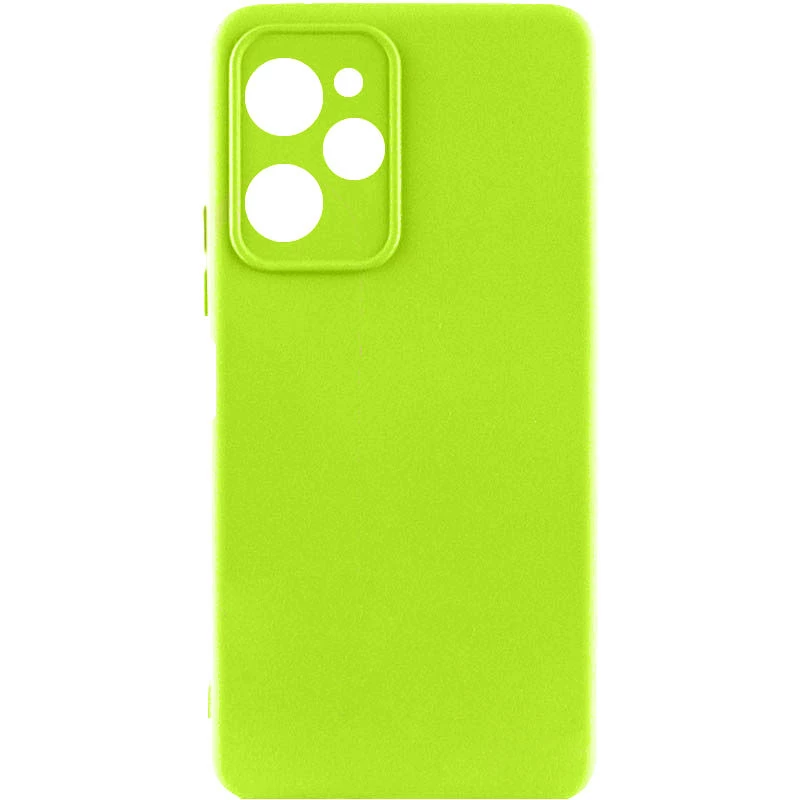 

Чехол Silicone Case Lakshmi с закрытой камерой для Xiaomi Poco X5 Pro 5G (Салатовый / Neon Green), Салатовий / neon green