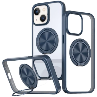 TPU+PC чехол с магнитом и кольцом для Apple iPhone 15 (6.1") фото 1 из 1