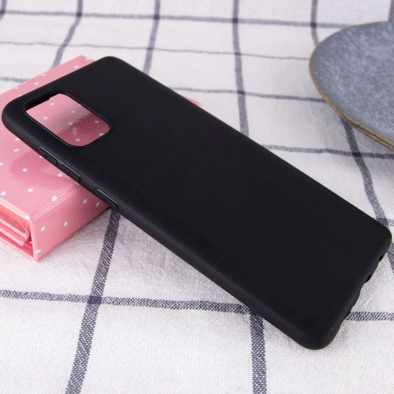 Чёрный силиконовый чехол Epik для Samsung Galaxy A71 – Черный. Фото 2 из 3