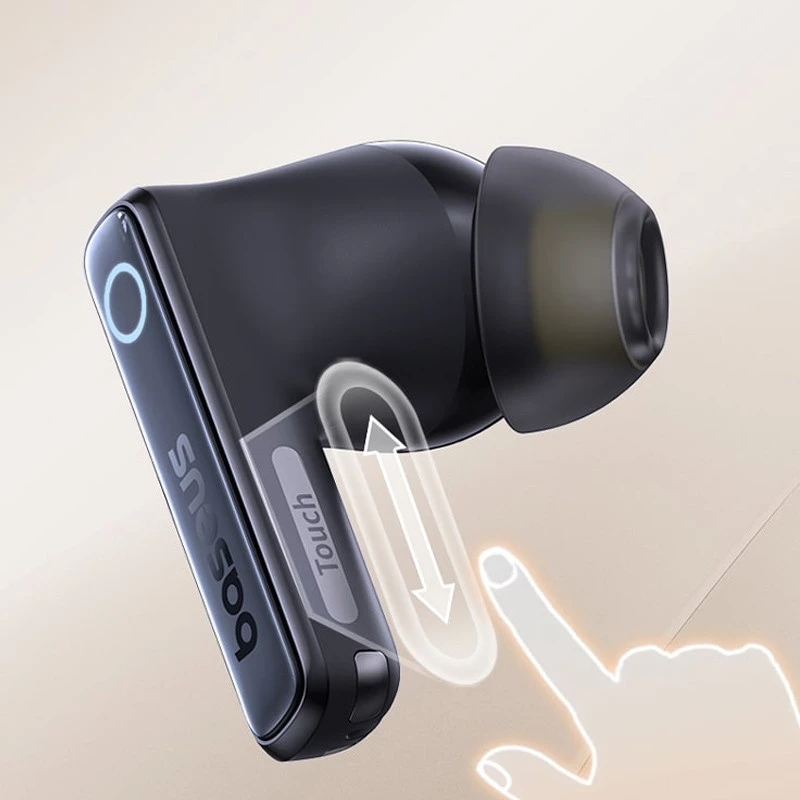 Бездротові TWS навушники Baseus OS Bowie 35 (A00073800) – Cosmic Black. Фото 5 з 8