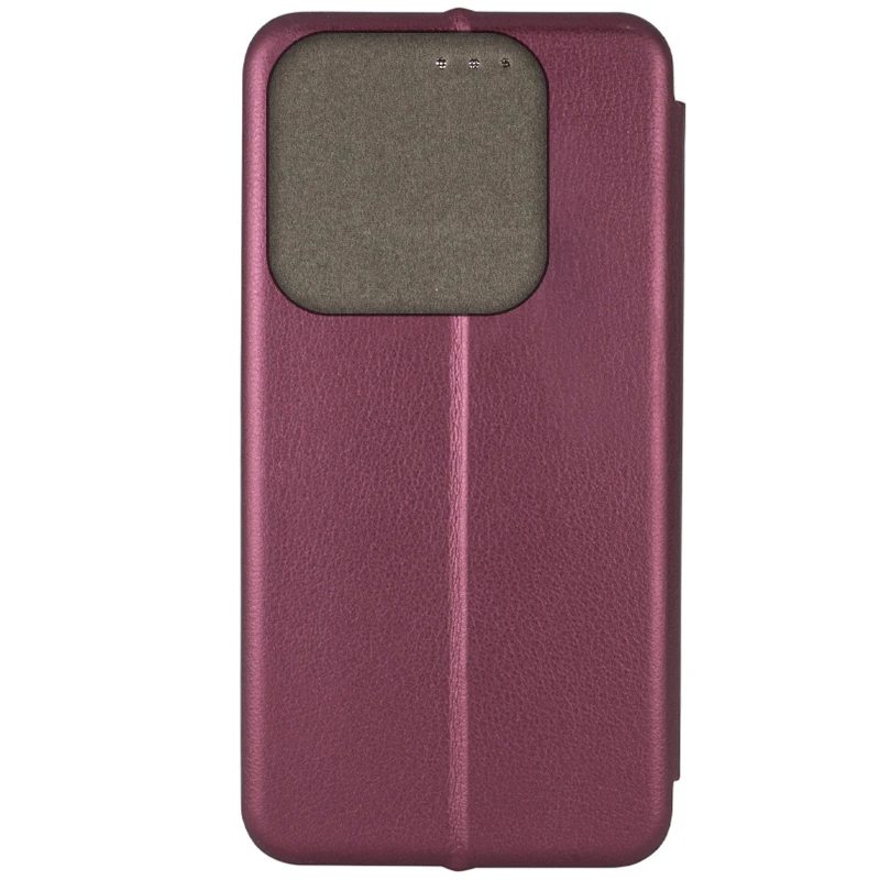 Чохол-книжка класичний на Realme Note 60x – Бордовий. Фото 4 з 6