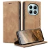 Кожаный чехол-книжка CaseMe Velvet Nubuck для Xiaomi Redmi Note 15 4G/5G (EU) – Brown. Фото 2 из 4