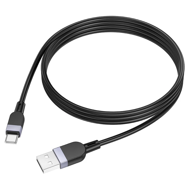 Дата кабель Hoco X109 Energy Silicone USB to Type-C (1m) – Black. Фото 3 з 5