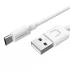 Дата кабель Usams US-SJ098 U-Turn Series USB to MicroUSB (1m) – Білий. Фото 1 з 2