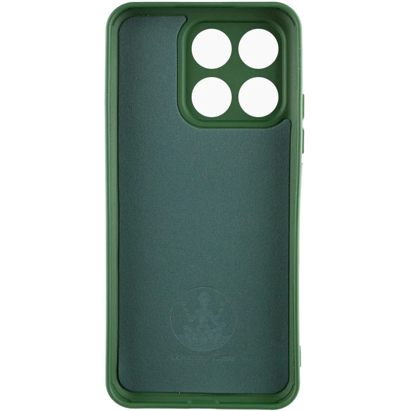Чохол Silicone Case Lakshmi з закритою камерою на Huawei Honor X8a – Зелений / Dark green. Фото 2 з 4