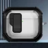 Футляр протиударний Locking Button для навушників Airpods 3 – Black. Фото 2 з 2